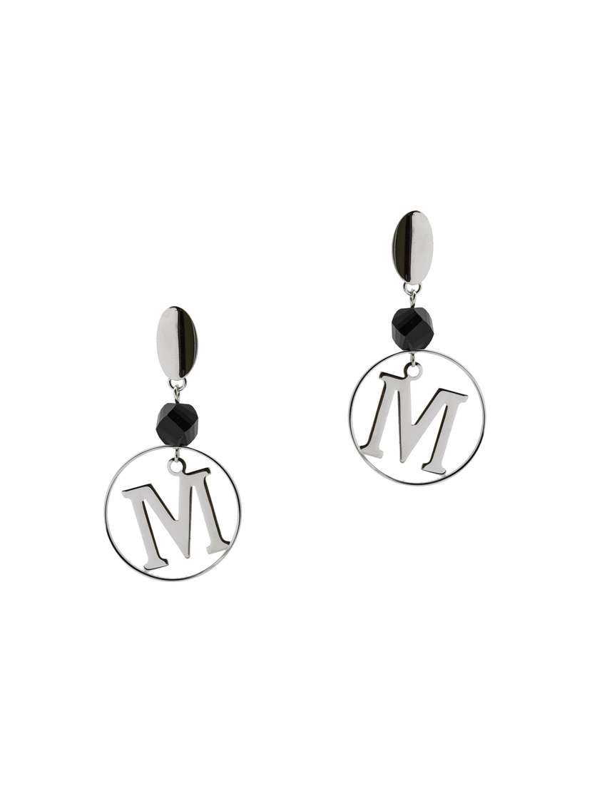 silver plated drop earring - 16607324 -  Standard Image - 1
