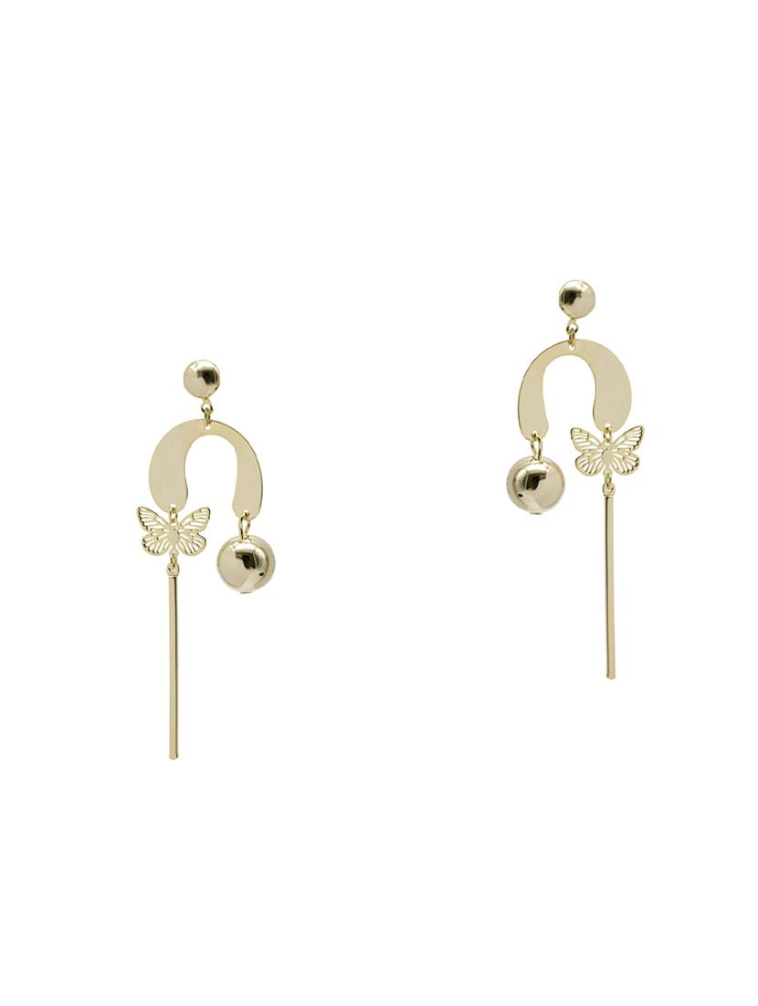 gold tone drop earring - 16607336 - Standard Image - 1