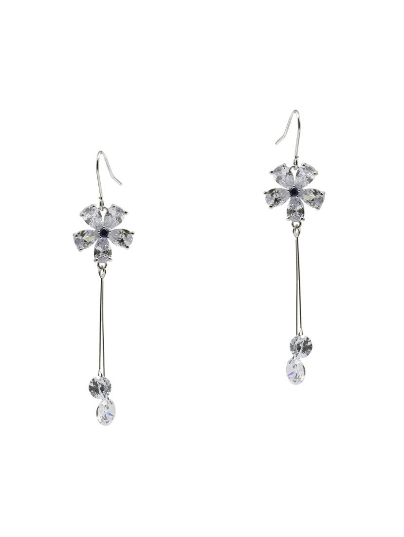 sliver drop earring - 16607504 - Standard Image - 1