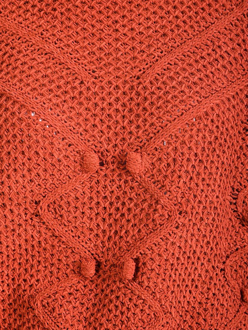 crew neck pom pom embellished pullover - 16608696 - Standard Image - 4