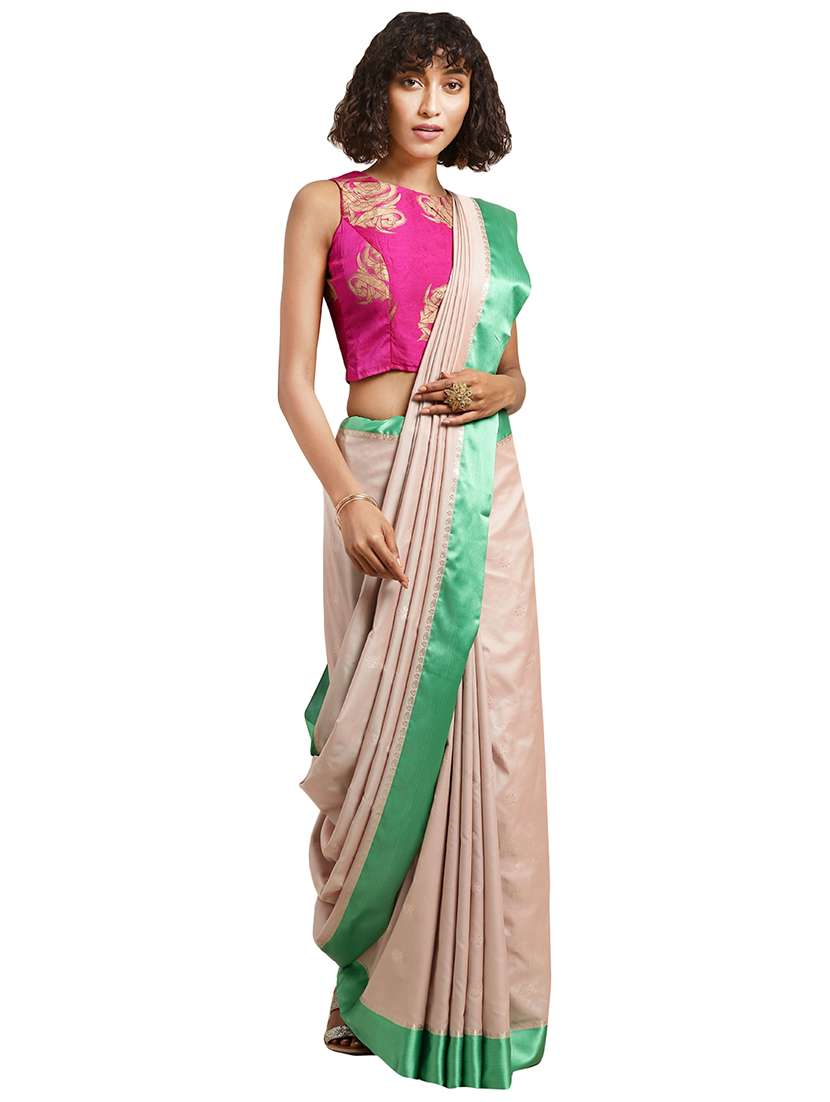 bordered paithani saree with blouse