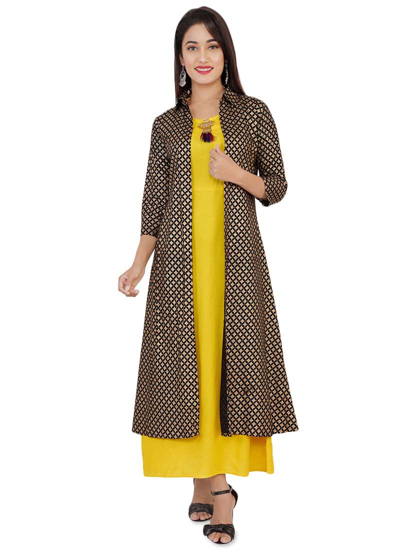 women's layered kurta