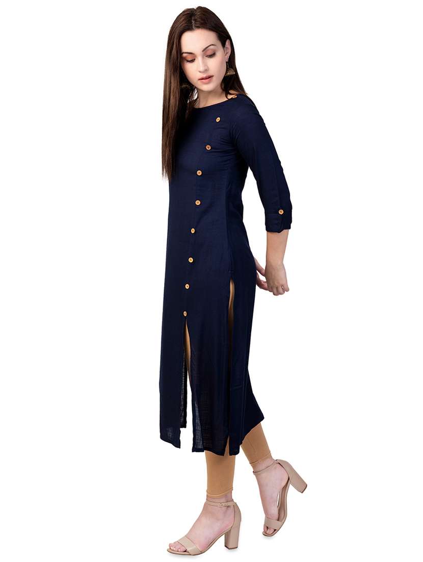 women's straight kurta - 16610826 -  Standard Image - 1