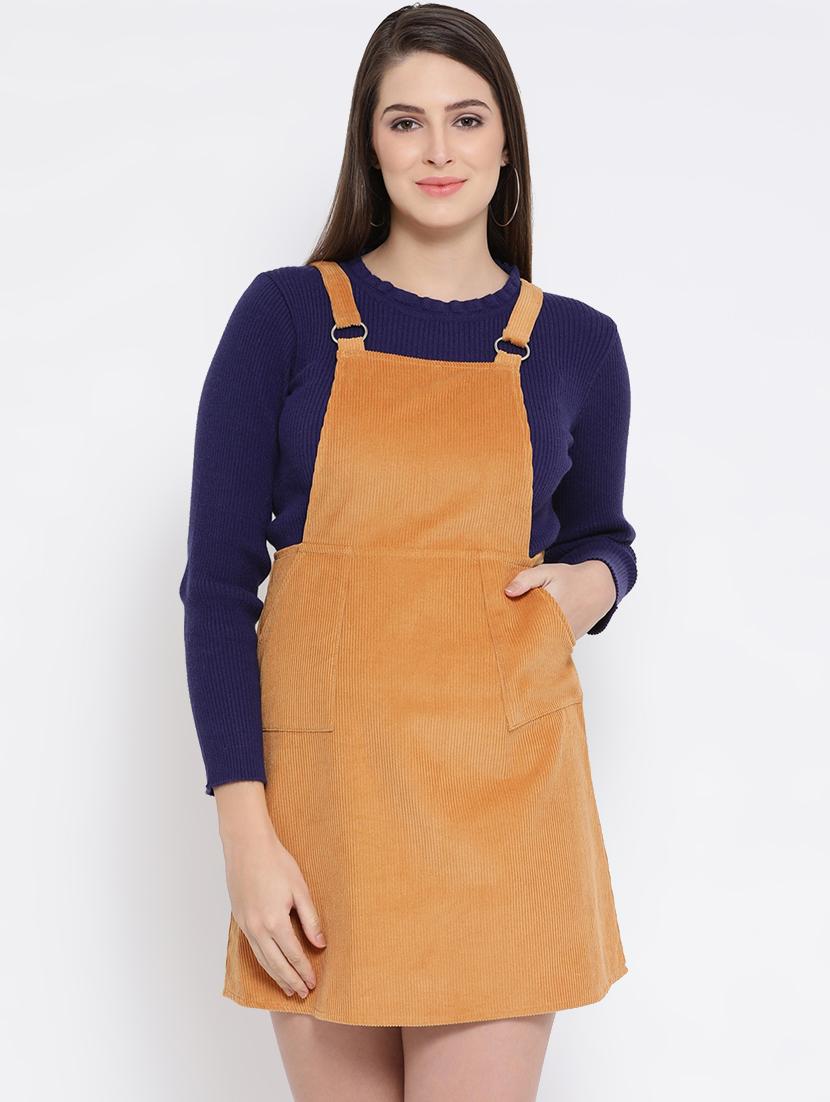 women's dungaree dress printed dress - 16611950 - Zoom Image - 0