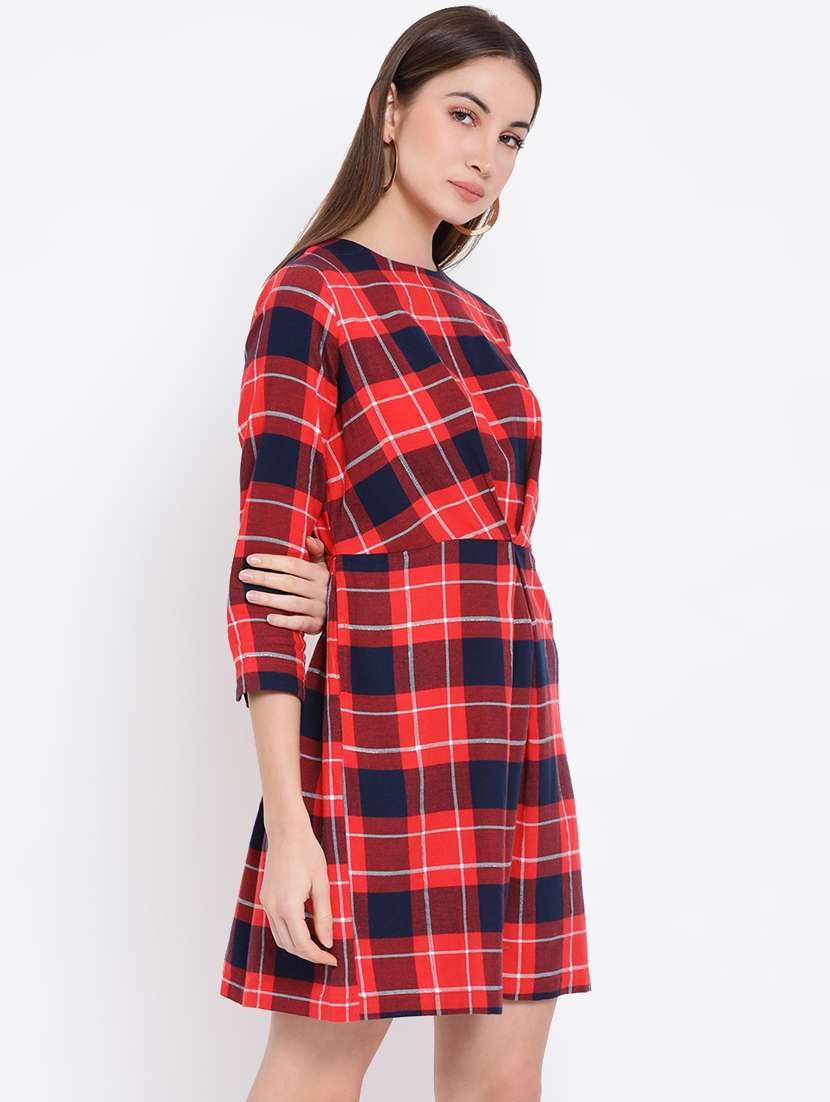 women's fit & flare polka dots dress - 16611957 -  Standard Image - 1