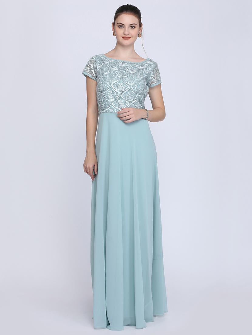 women's fit & flare maxi dress - 16613822 - Zoom Image - 0