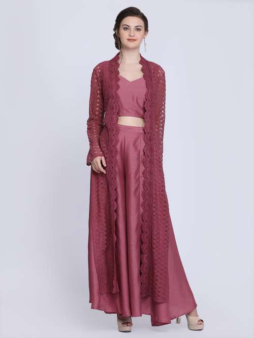 frock with long shrug