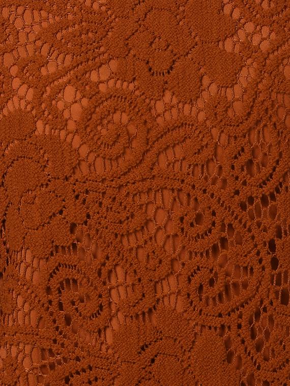 round neck laced sheath dress - 16616437 - Standard Image - 4