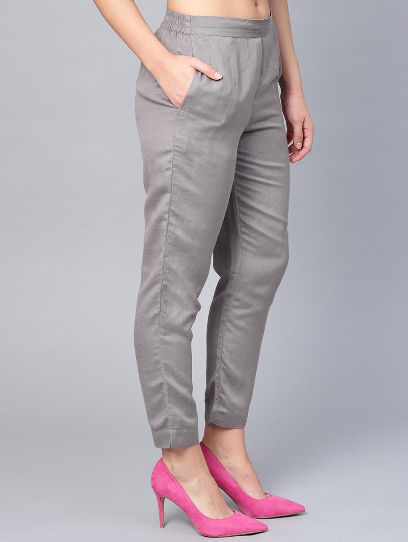 solid straight tapered pant - 16619622 - Standard Image - 1
