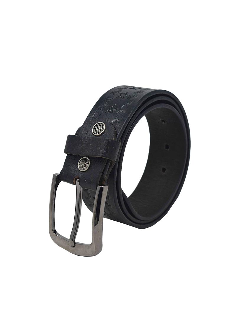 black leather belt - 16619892 - Standard Image - 1