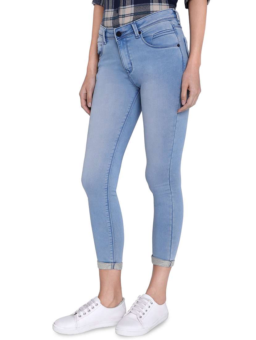 high rise stone washed jeans  - 16622894 -  Standard Image - 1