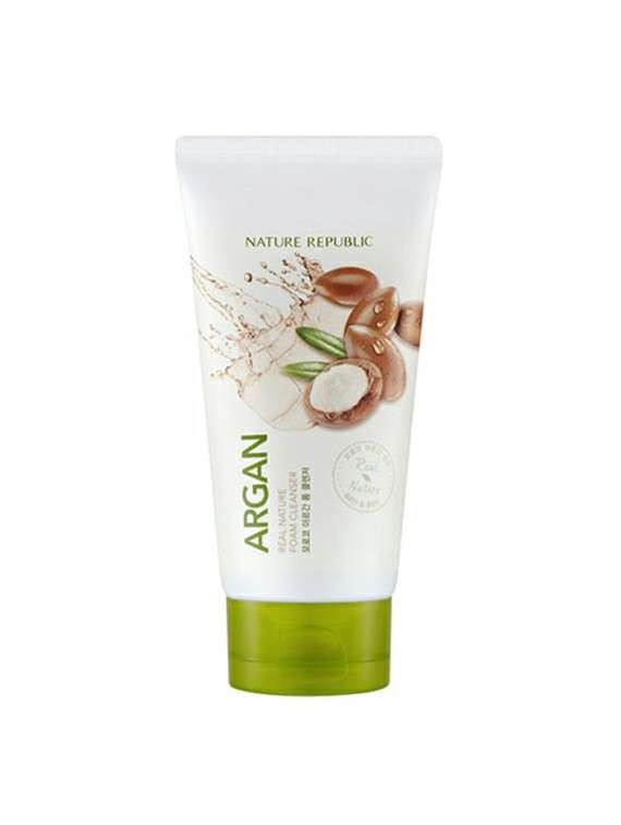nature republic real nature argan foam cleanser 