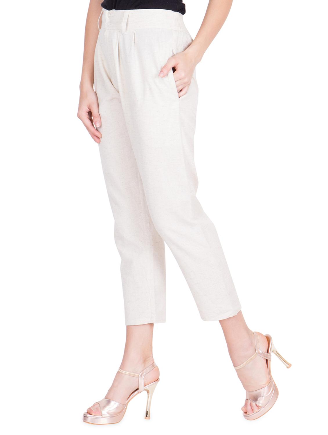 high rise cropped trouser  - 16629919 -  Standard Image - 1