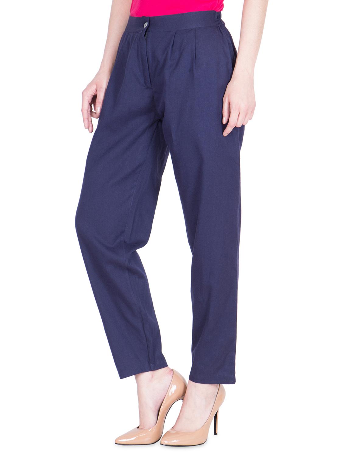 high rise pleated trouser - 16629921 - Standard Image - 1