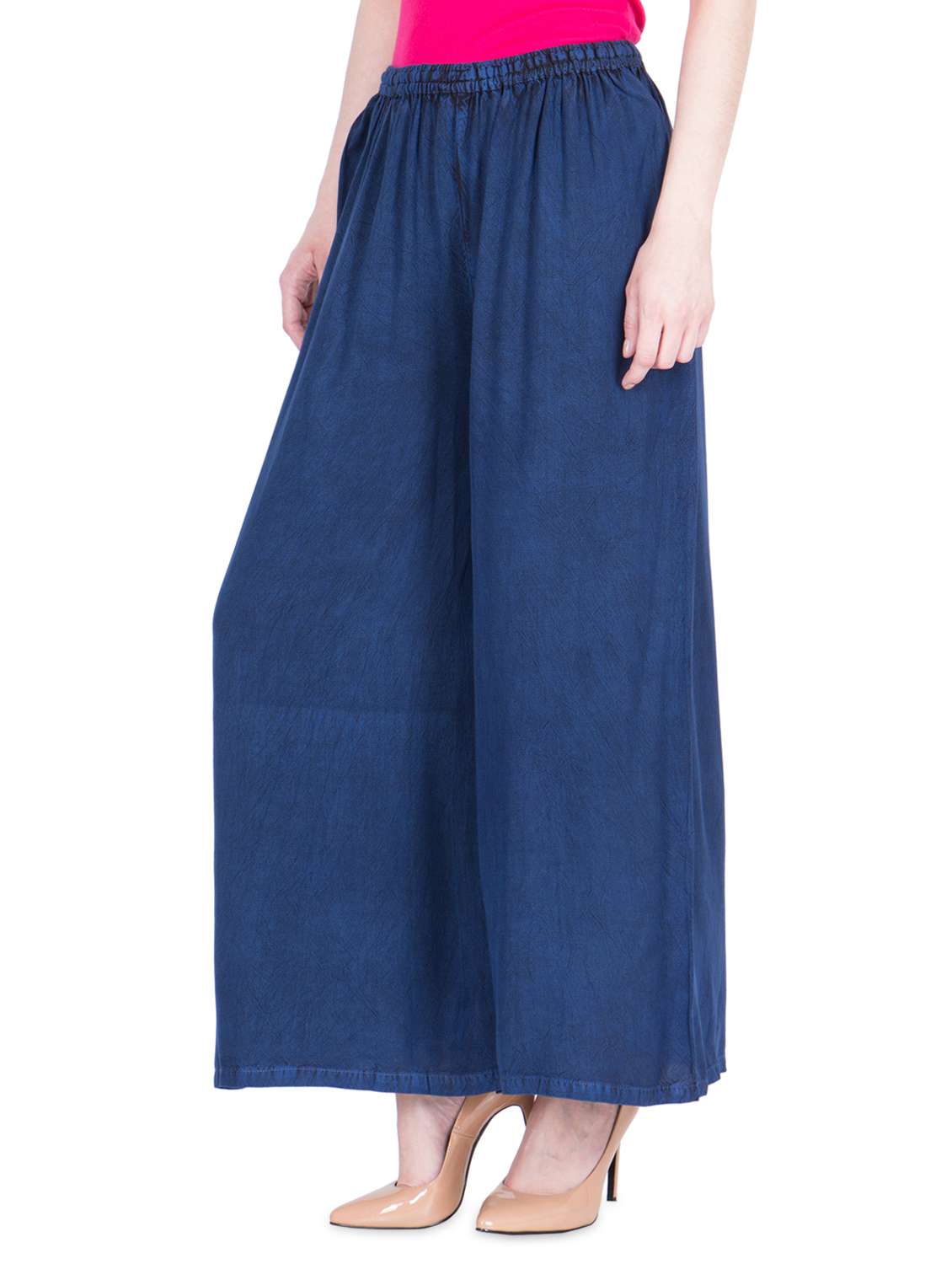 high rise flared palazzo  - 16629928 -  Standard Image - 1