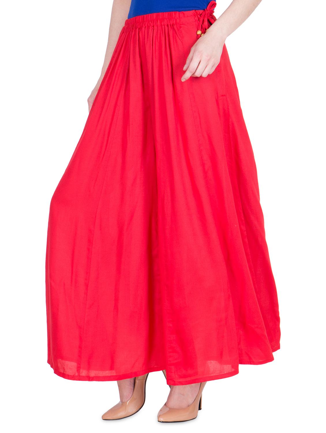 tie knot waist flared palazzo - 16629948 - Standard Image - 1