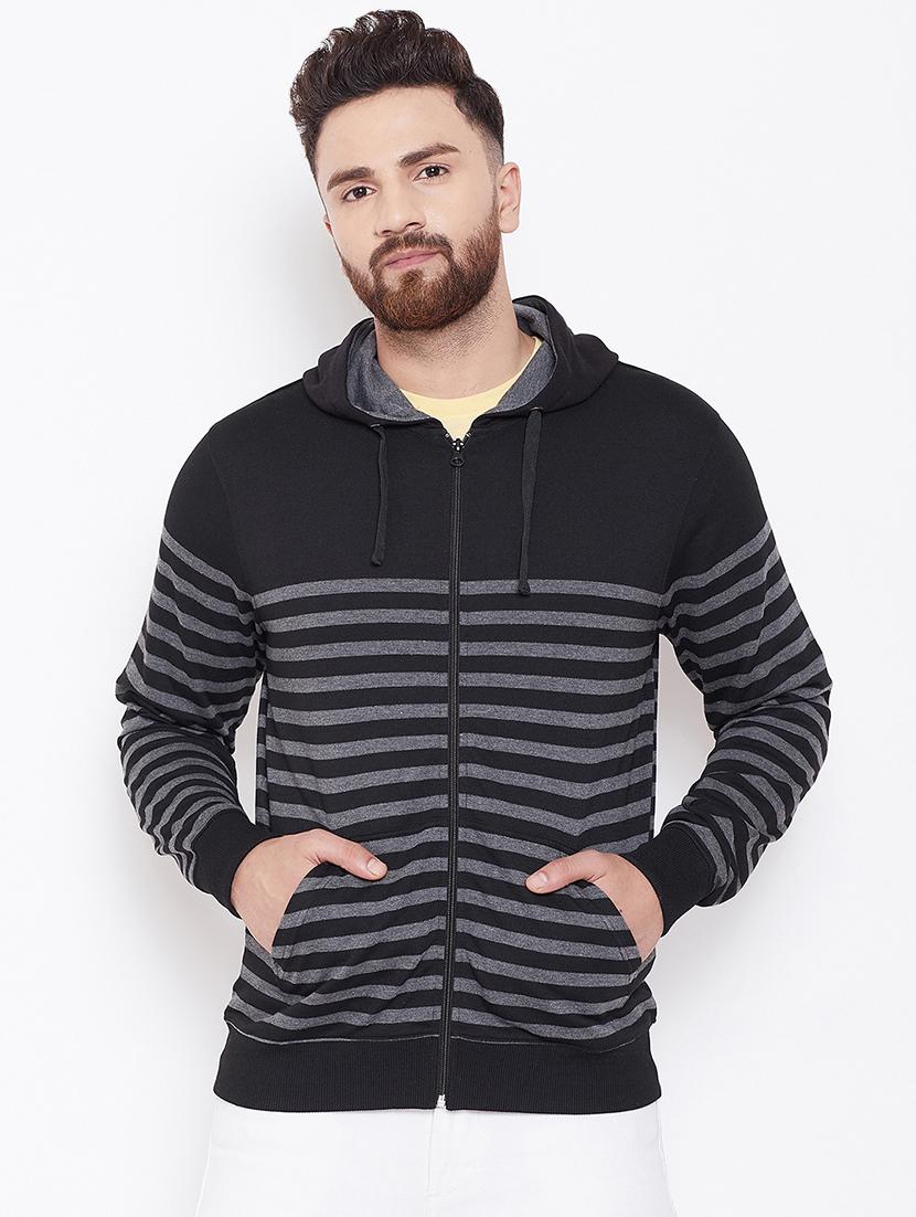 black striped sweatshirt