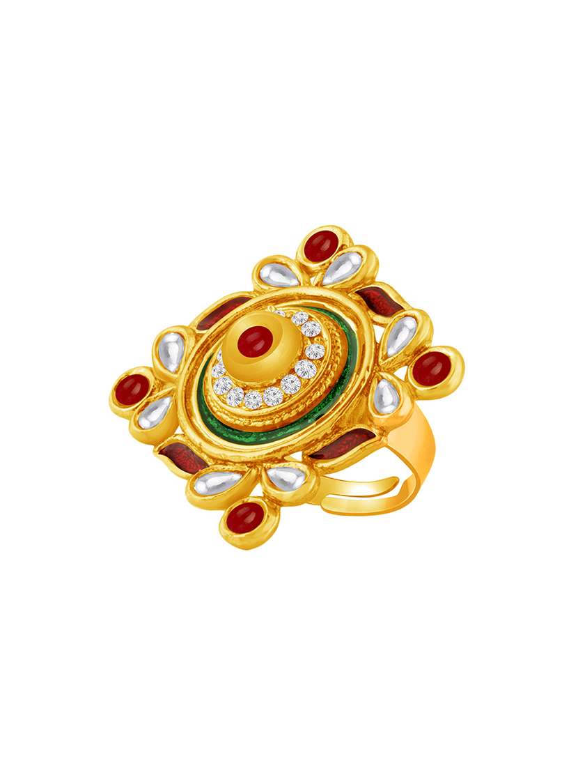 gold metal finger  ring