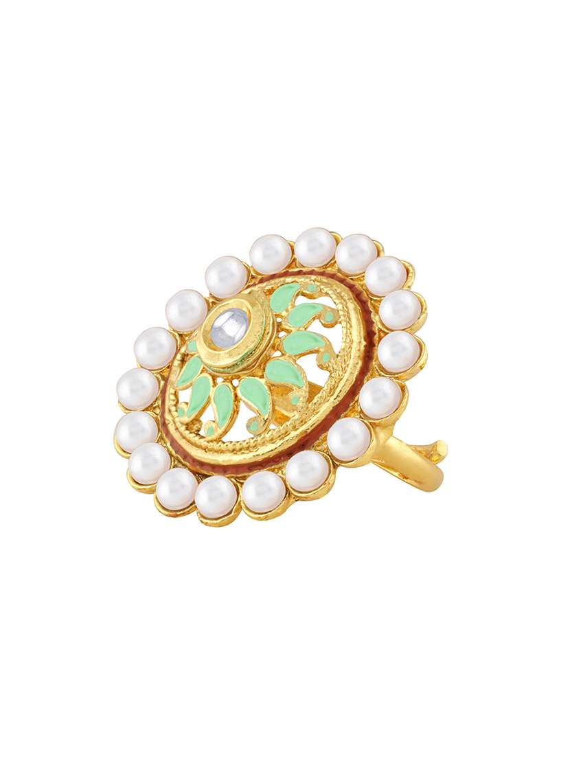 gold metal finger  ring