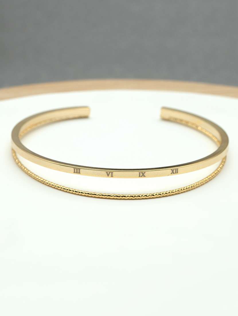 gold metal bangle  bracelet