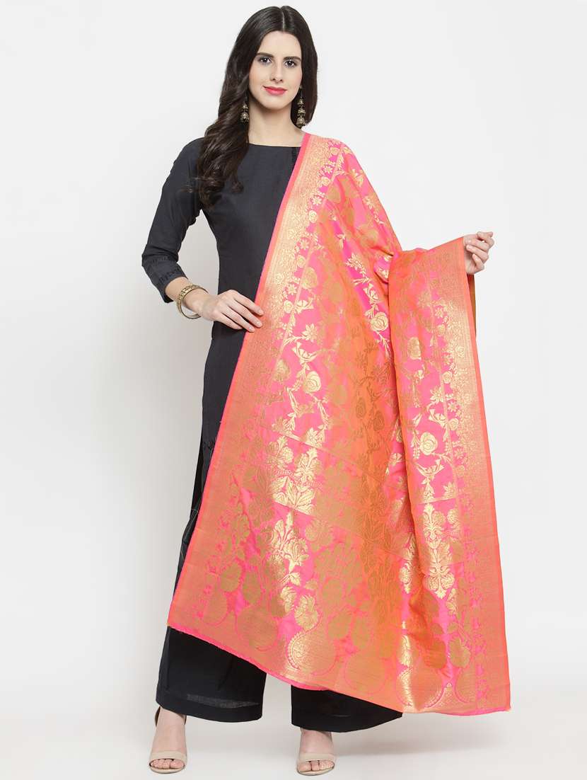 floral banarasi dupatta