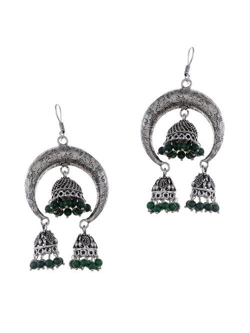 silver metal earring - 16641440 - Standard Image - 0