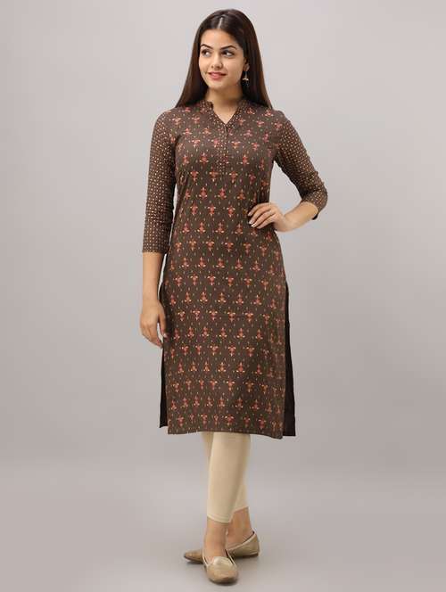 women's straight kurta - 16642275 - Standard Image - 0