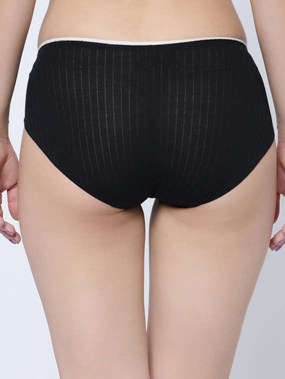 set of 2 solid hipster panty - 16643481 -  Standard Image - 4