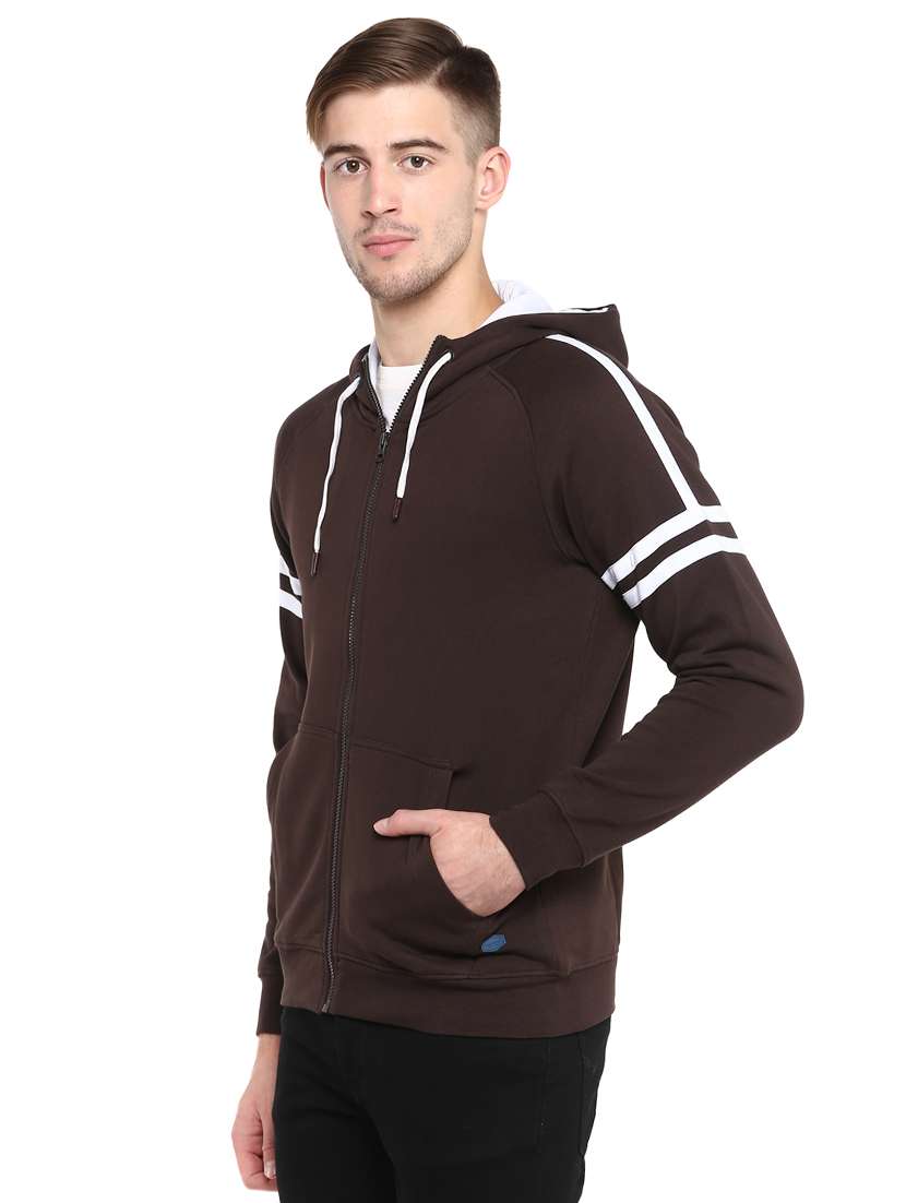 brown taped casual jacket - 16643833 -  Standard Image - 1