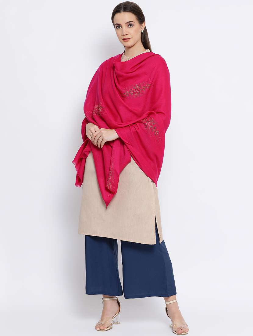 solid wool shawl