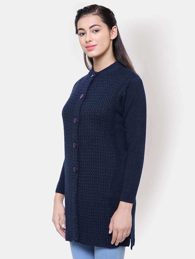 long sleeved woolen cardigan - 16645908 -  Standard Image - 1