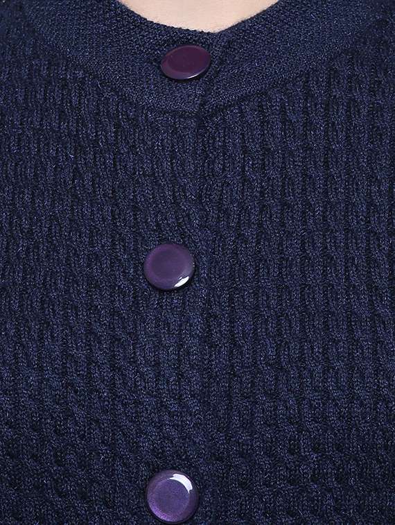 long sleeved woolen cardigan - 16645908 - Standard Image - 4