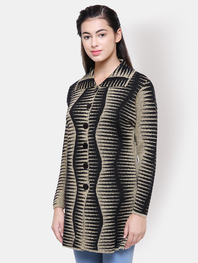 long sleeved woolen cardigan - 16645909 - Standard Image - 1