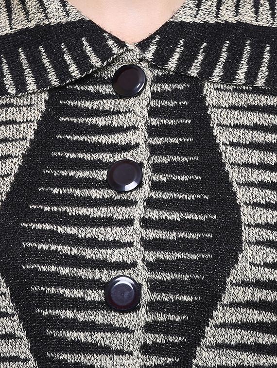 long sleeved woolen cardigan - 16645912 - Standard Image - 4
