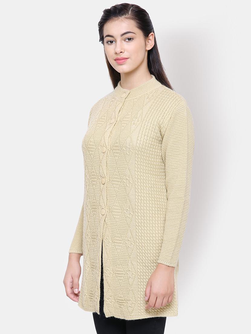 long sleeved woolen cardigan - 16645920 - Standard Image - 1