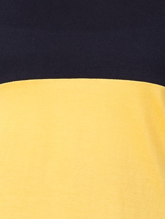 color block round neck tee - 16649177 - Standard Image - 4