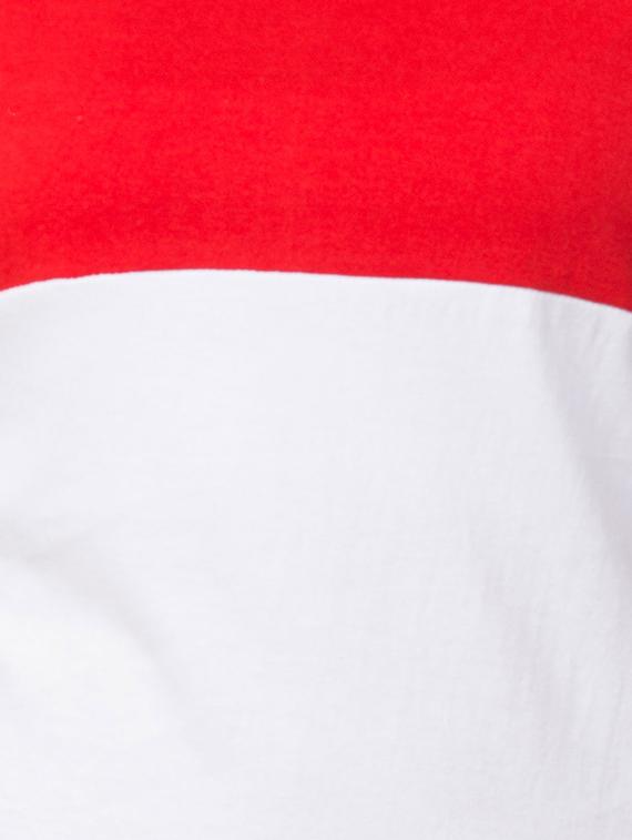 color block round neck tee - 16649179 - Standard Image - 4