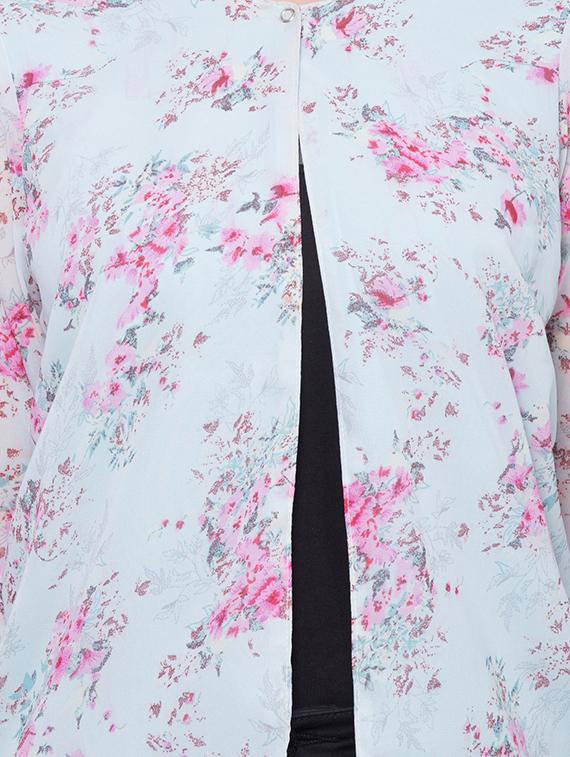 long sleeved floral summer jacket - 16649551 - Standard Image - 4