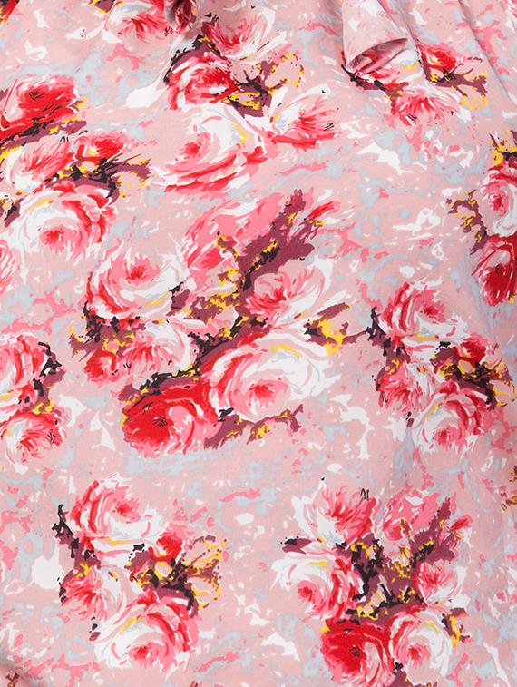 off shoulder floral top - 16650951 - Standard Image - 4