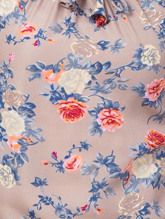 off shoulder floral top - 16650952 - Standard Image - 4