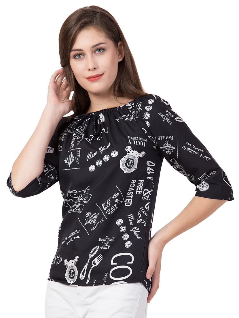 off shoulder quirky top - 16650954 - Standard Image - 1