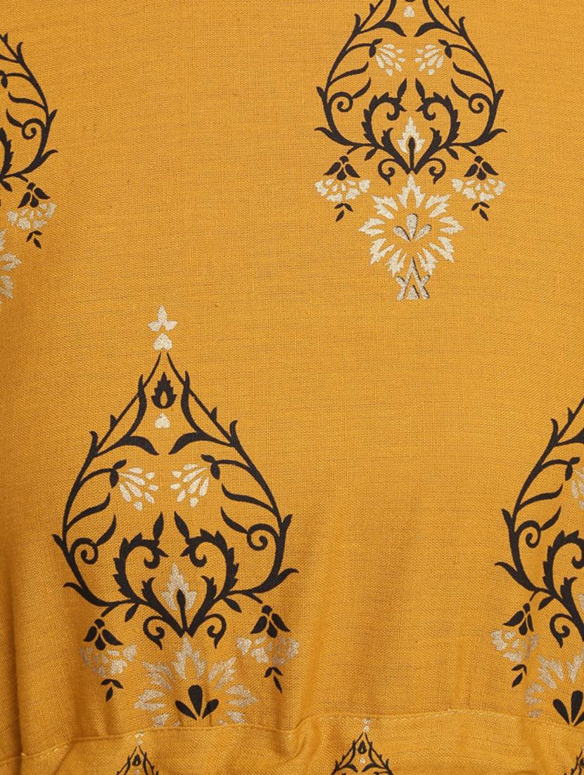 ethnic motifs high-slit kurta palazzo set - 16659139 - Standard Image - 4