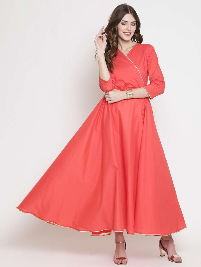 women's angrakha kurta