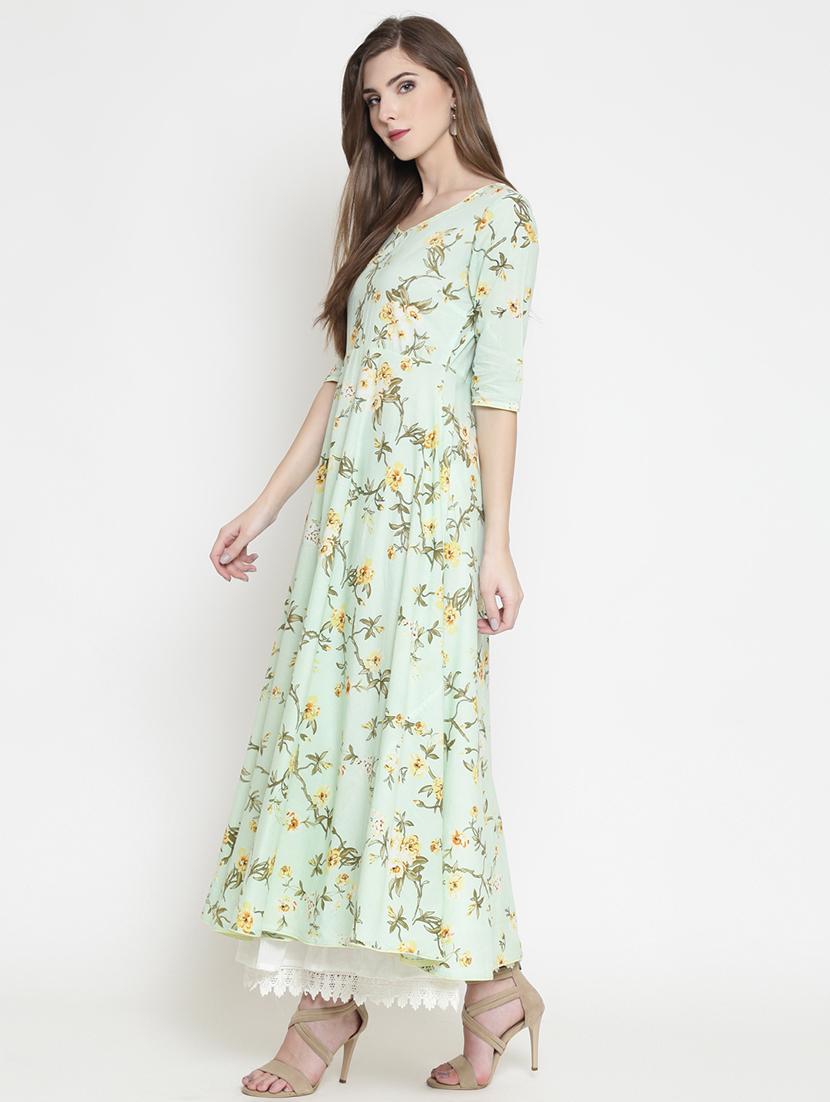 women's fit & flare floral dress - 16659229 -  Standard Image - 1