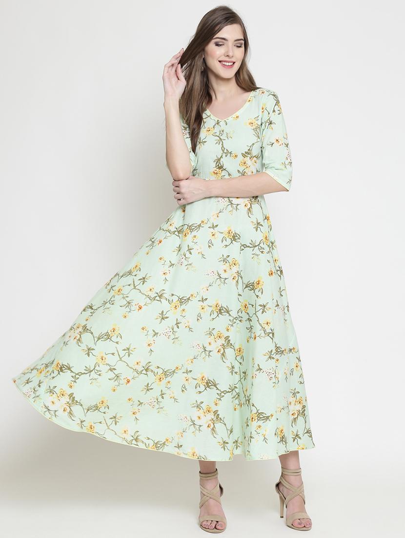women's fit & flare floral dress