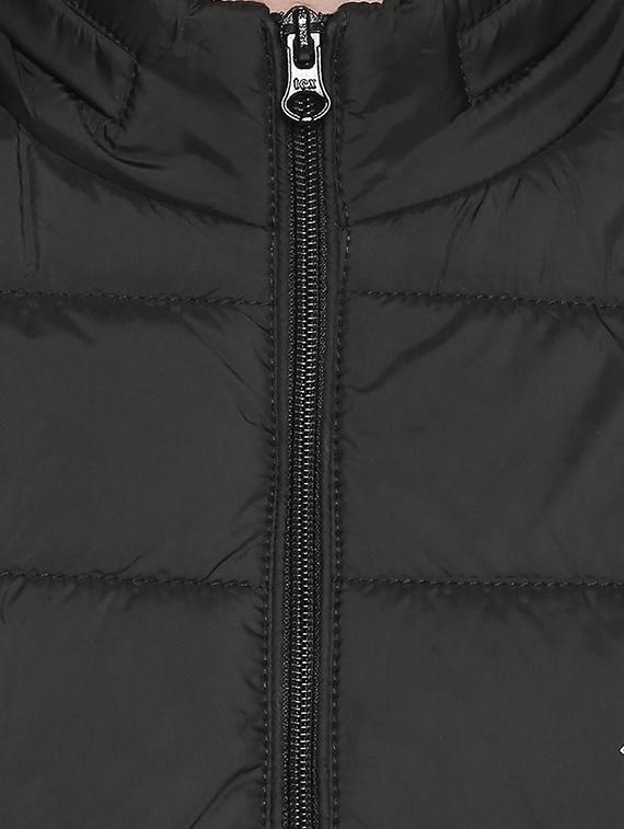 black solid quilted jacket - 16659384 - Standard Image - 4