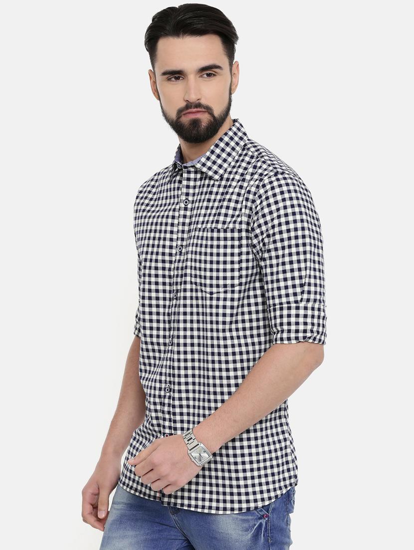 black checkered casual shirt - 16661443 -  Standard Image - 1