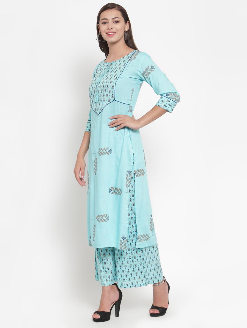 printed straight kurta  - 16663036 -  Standard Image - 1