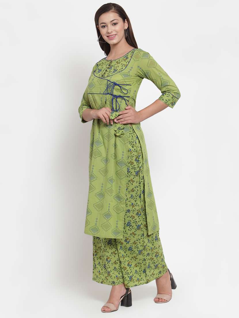 printed straight kurta  - 16663045 -  Standard Image - 1