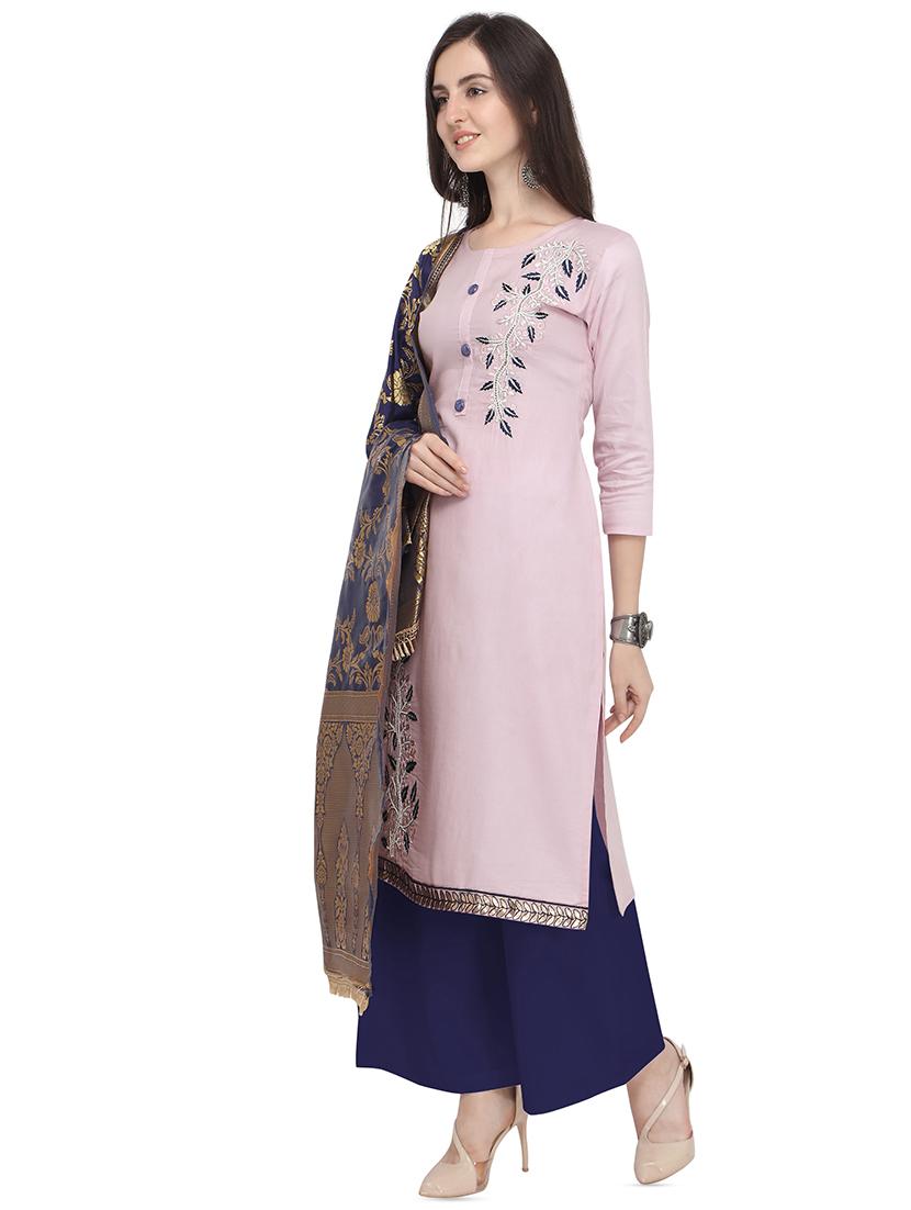 ethnic motif suits unstitched suit - 16665699 - Standard Image - 1